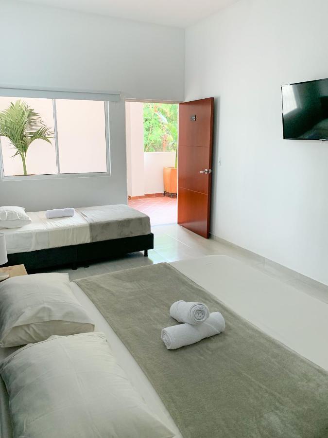 Hotel Santorini San Gil Bagian luar foto